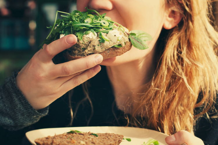 Wasting Syndrome woman eating