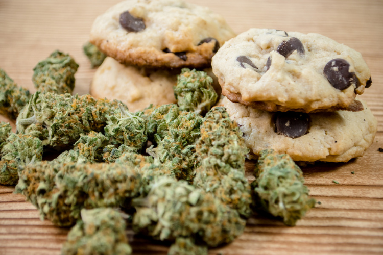 Wasting Syndrome cookies next to bud